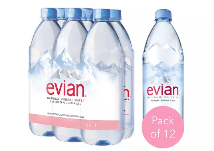 Вода Evian 1 л. без газа (6 бут.) - дополнительное фото